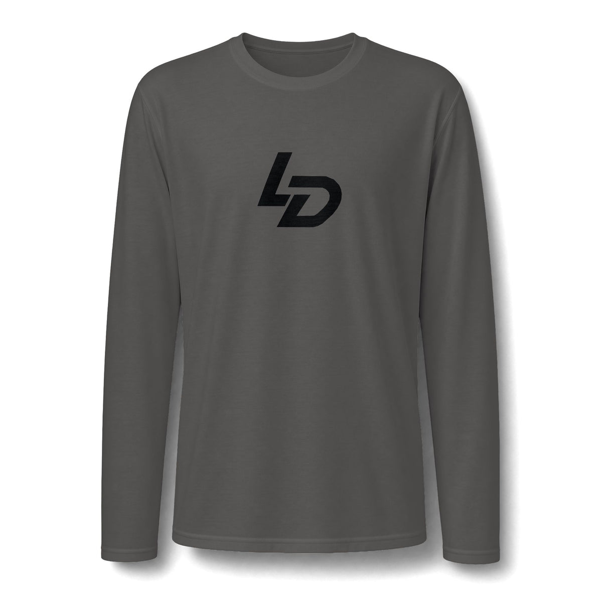 La Discipline Long Sleeve Tee — Minimal LD Logo Performance Shirt Printify