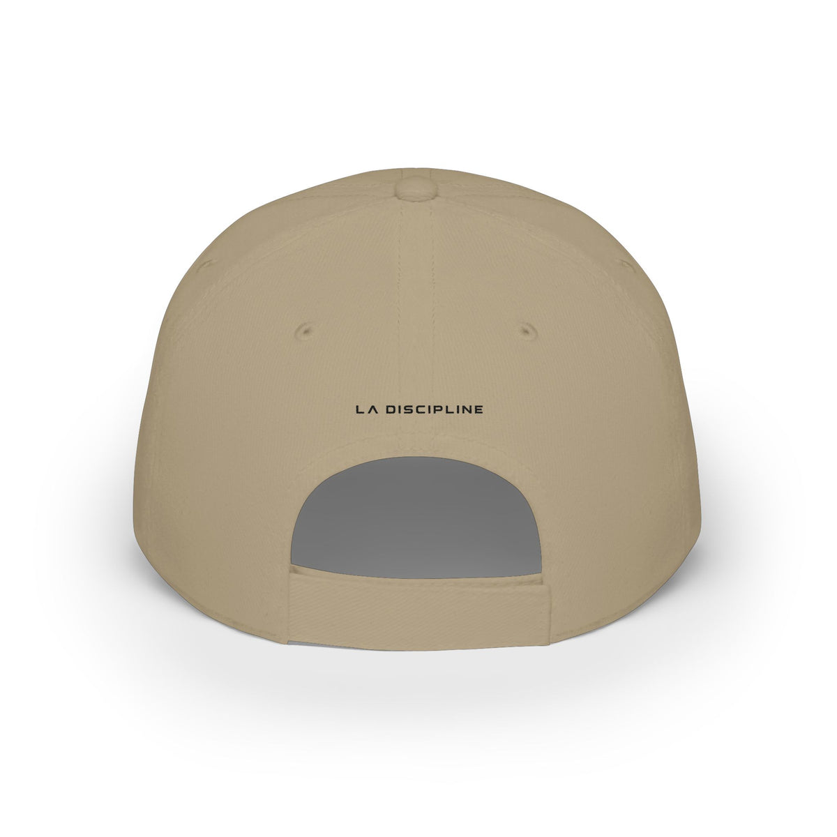 LD Logo Low-Profile Baseball Cap — Minimalist Red Hat with &