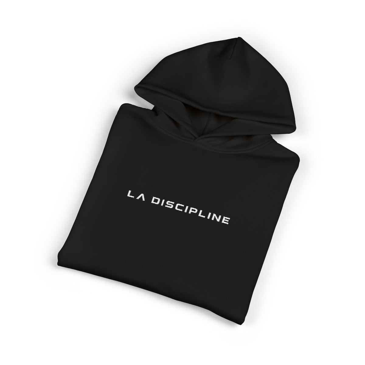 La Discipline Hoodie — Minimal Black Relaxed Streetwear Hoodie Printify