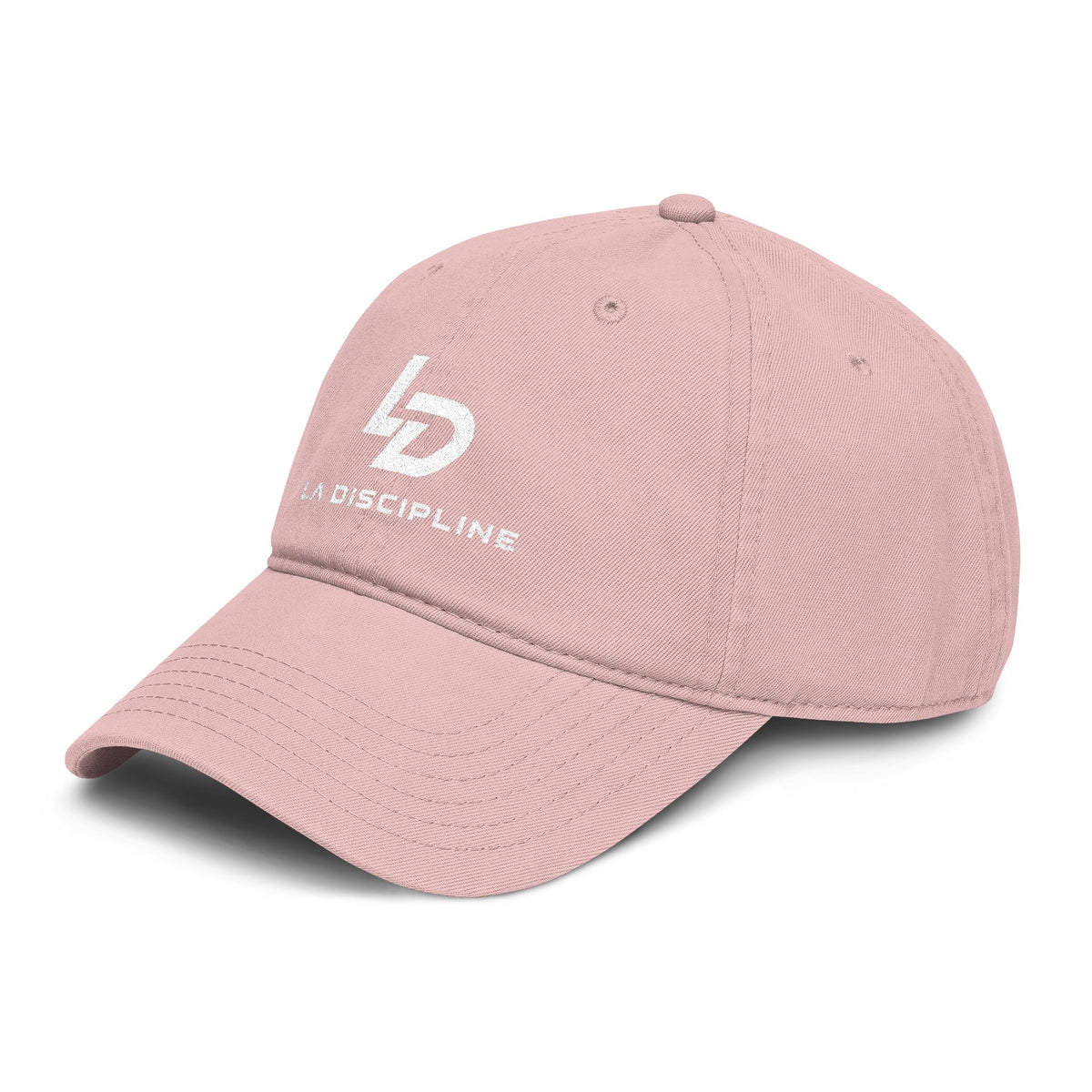 LA Discipline Embroidered Baseball Cap — Washed Cotton Dad Hat Printify