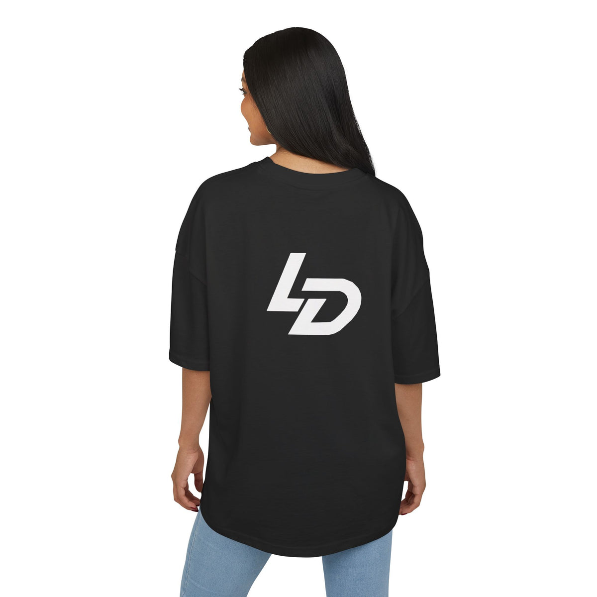 La Discipline Box Tee — Minimalist LD Logo Graphic T-Shirt Printify
