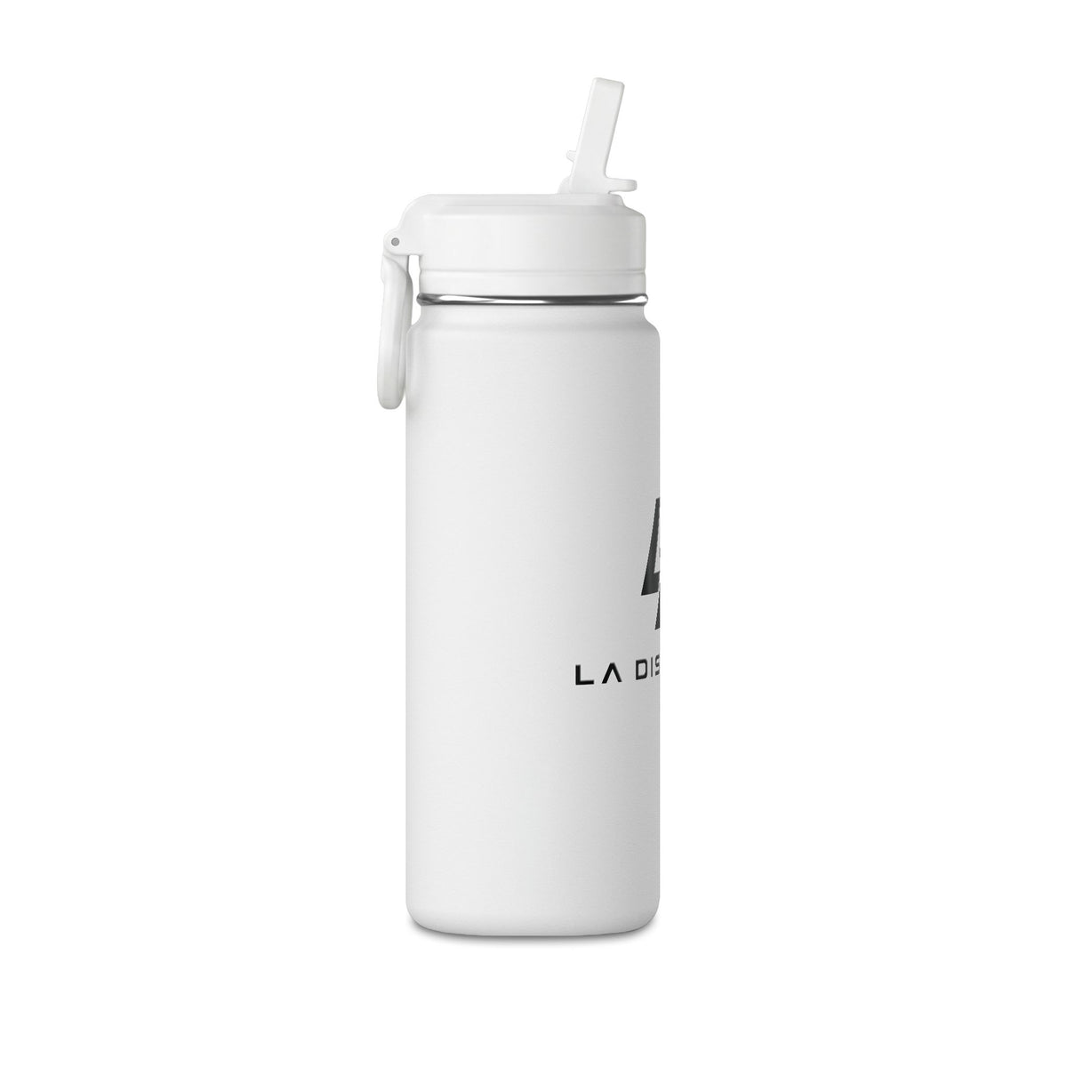 LA Discipline 20oz Mini Water Bottle – Sport Straw Insulated Hydration Bottle Printify