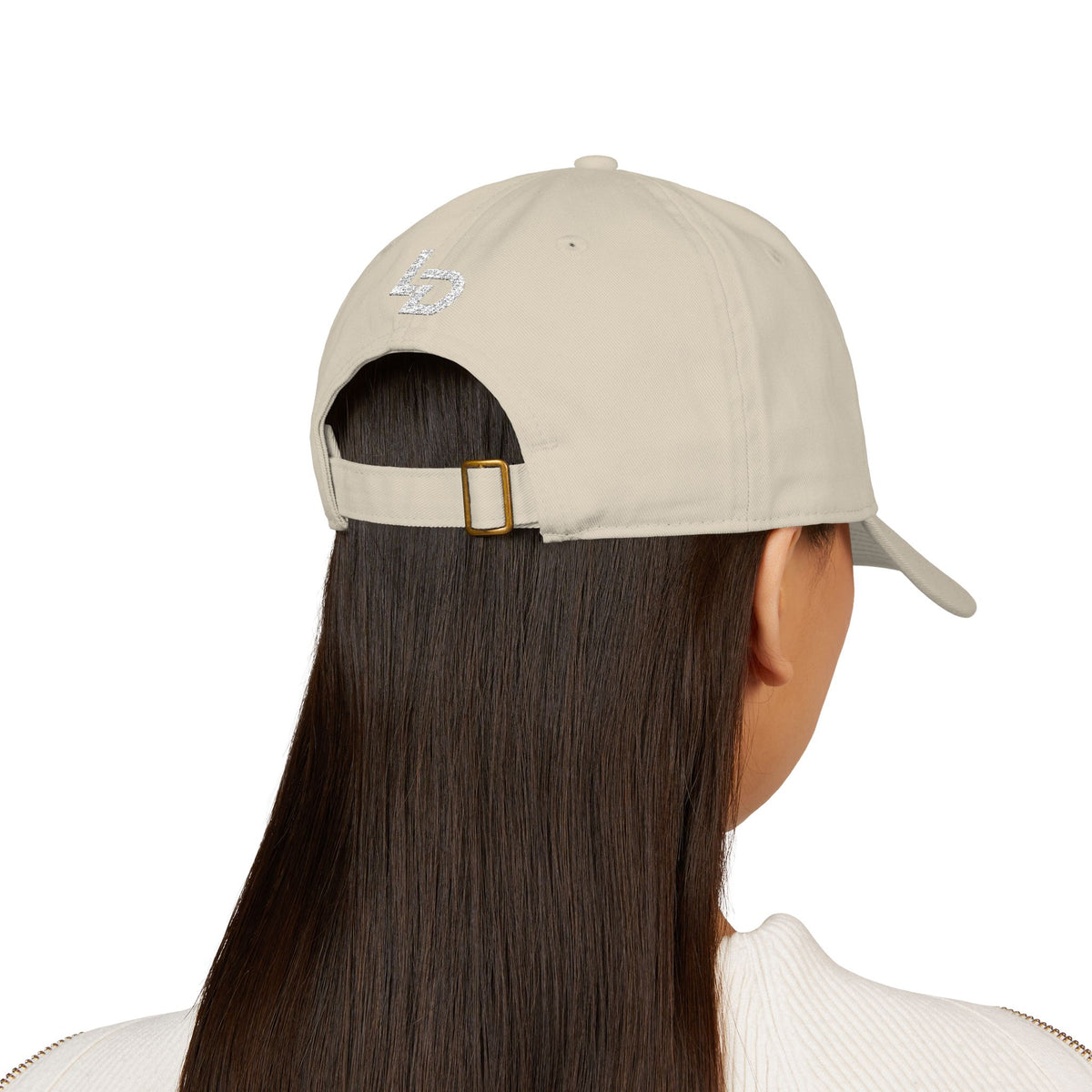 LA Dreamer Embroidered Baseball Cap – Organic Cotton, Minimal Logo Printify