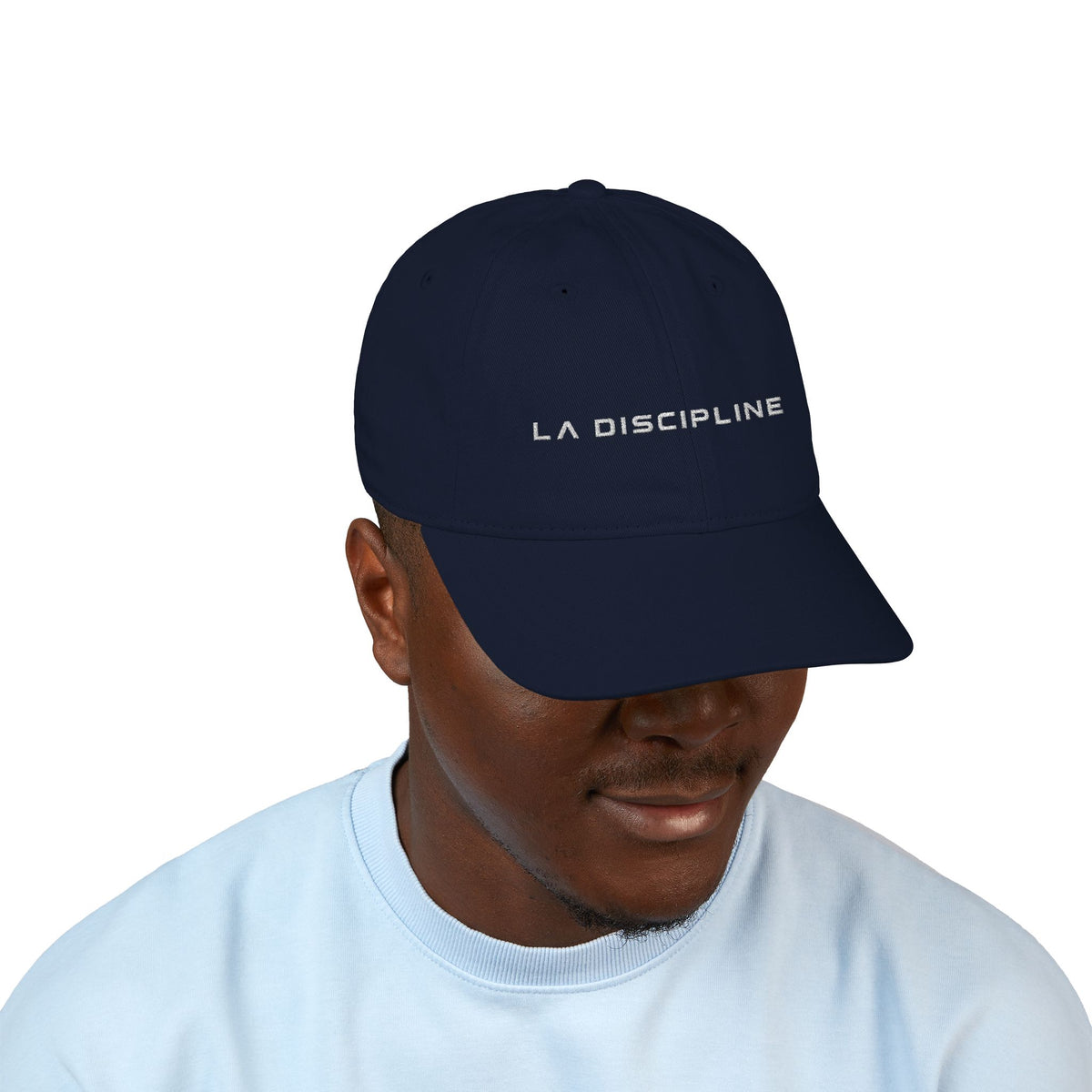 LA Dreamer Embroidered Baseball Cap – Organic Cotton, Minimal Logo Printify