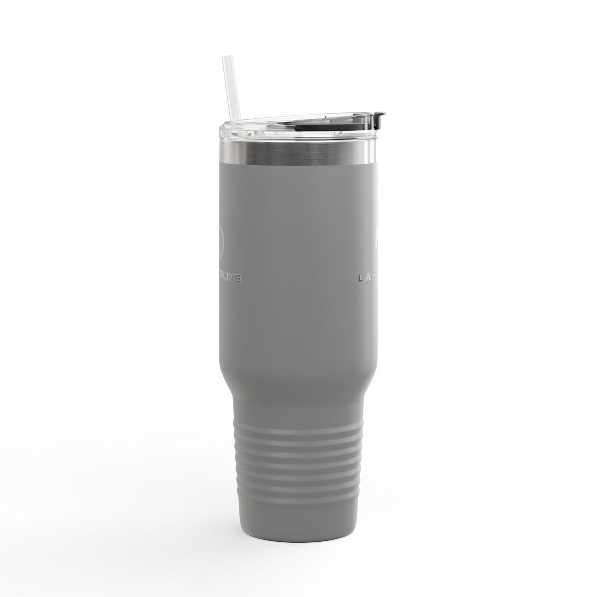 La Discipline 40oz Insulated Travel Mug – Large Stainless Steel Tumbler with Straw & Handle Printify