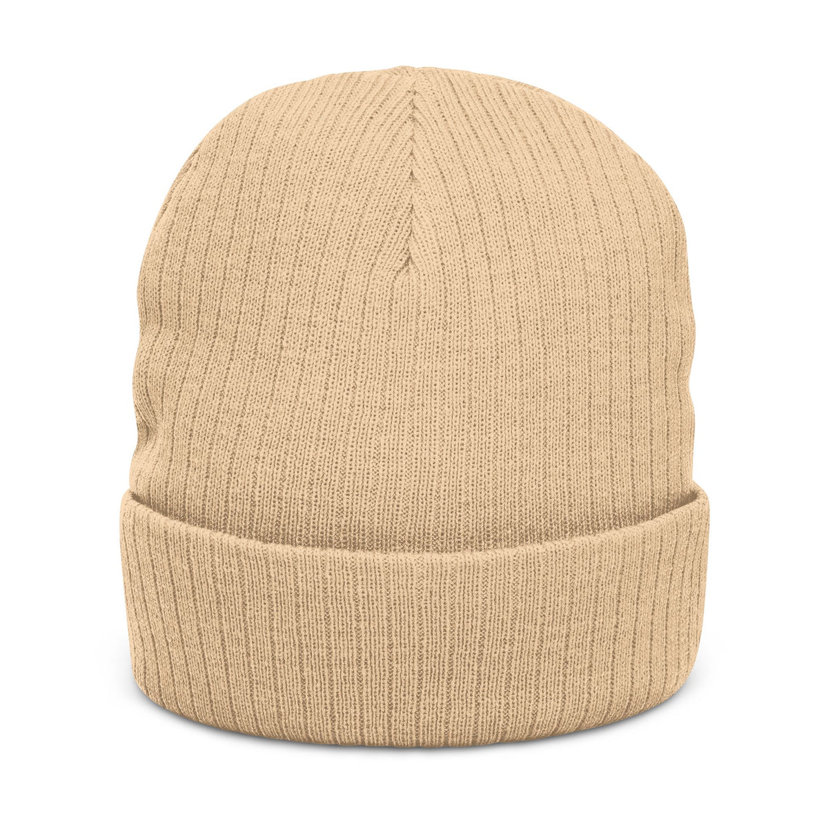 Embroidered Ribbed Beanie – La Discipline Logo Knit Cap Printify
