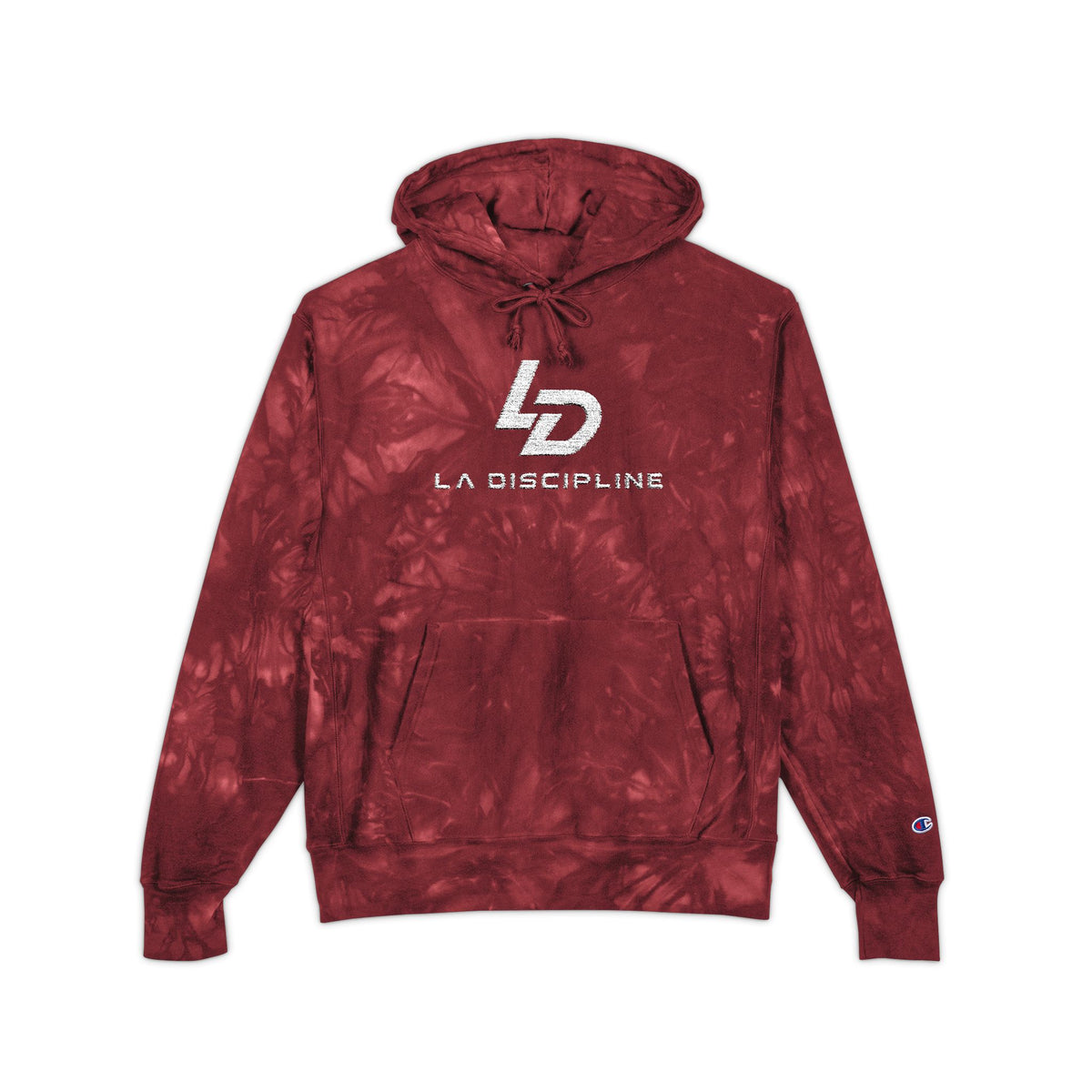 Unisex Champion Tie-Dye Hoodie (Embroidery) Printify
