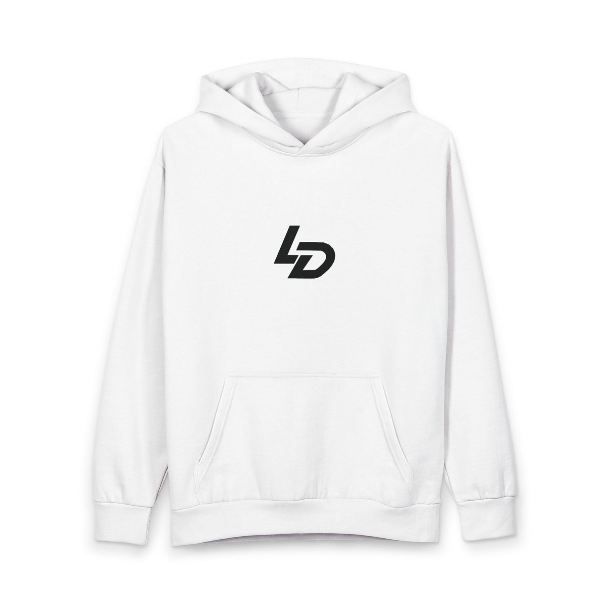 LA Discipline Logo Hoodie — Minimalist Athletic Pullover Printify