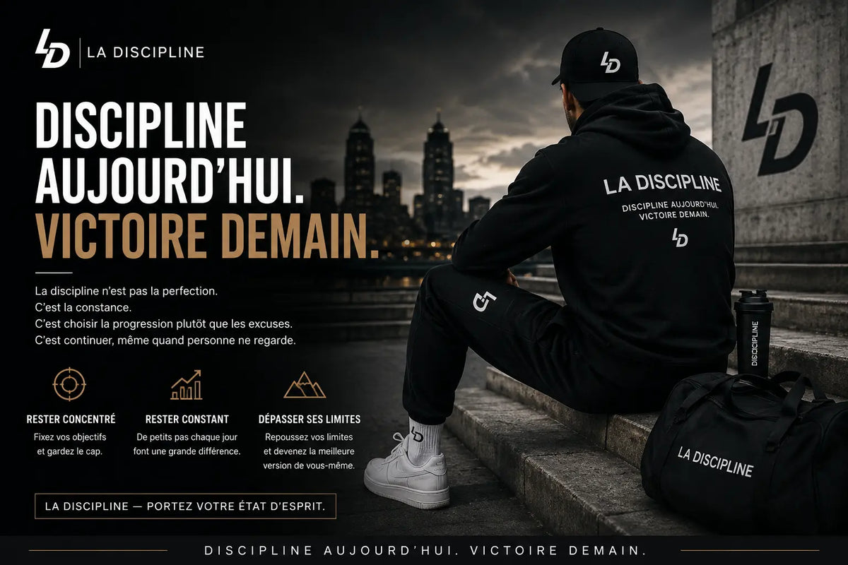 DISCIPLINE AUJOURD’HUI. VICTOIRE DEMAIN. LA DISCIPLINE