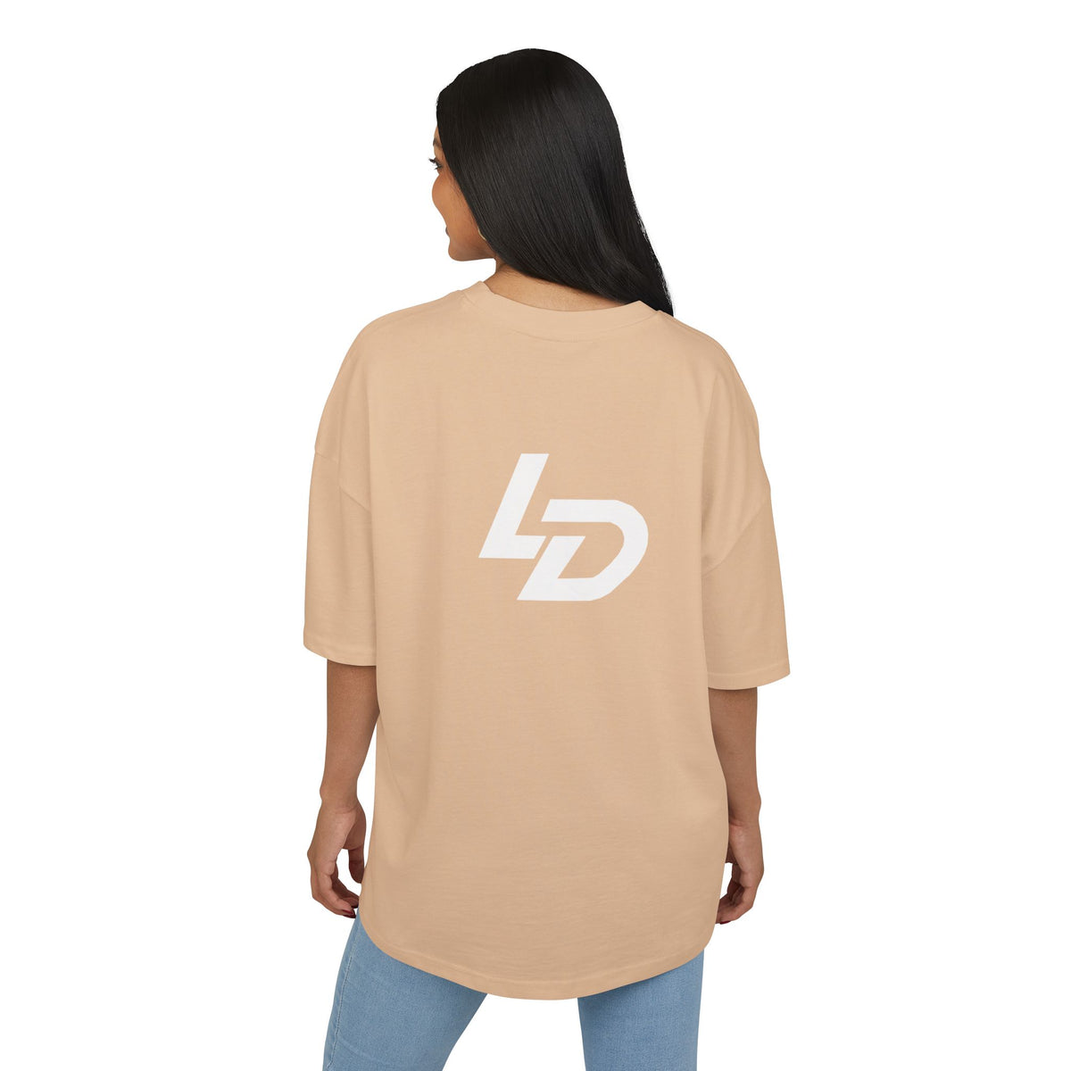 La Discipline Box Tee — Minimalist LD Logo Graphic T-Shirt Printify