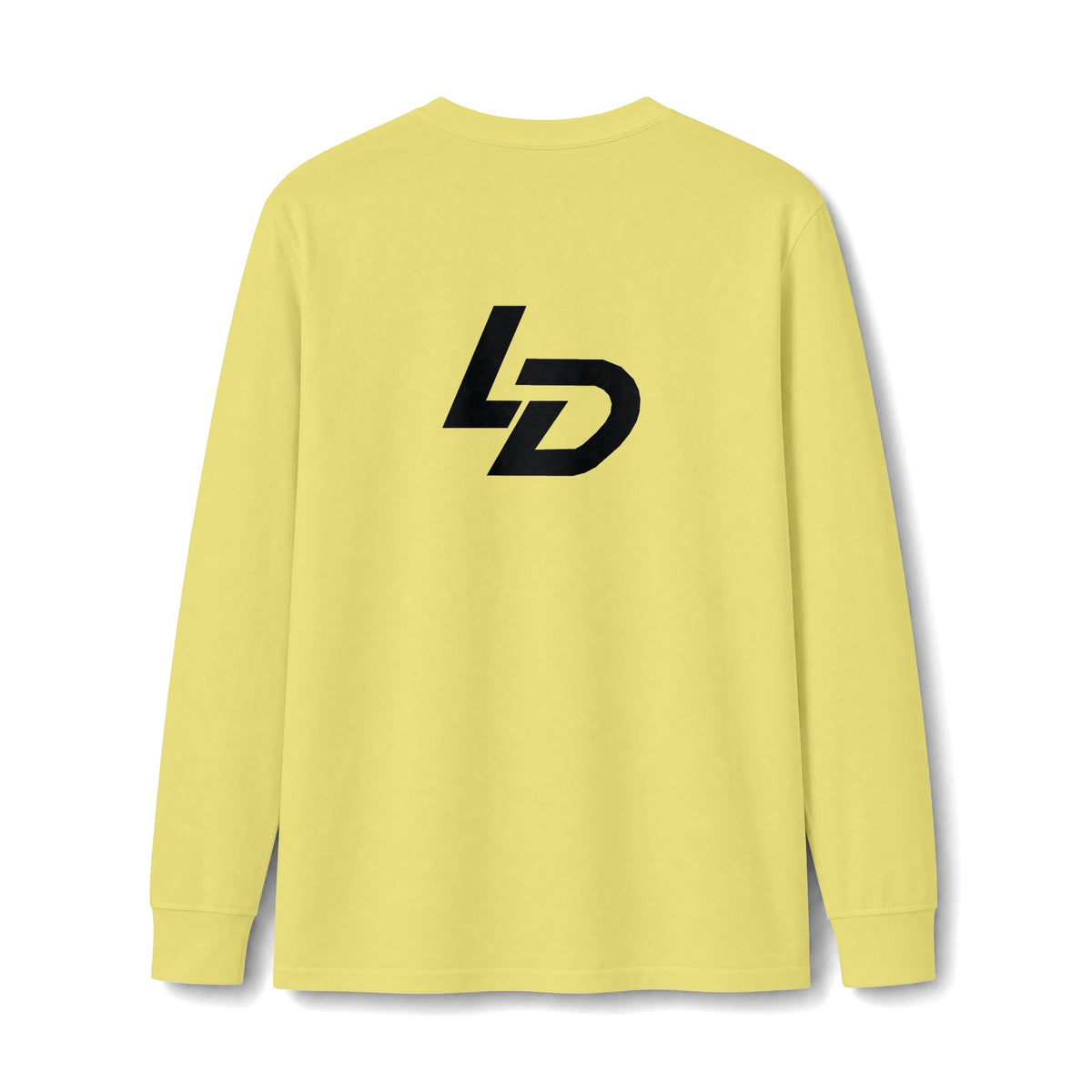 La Discipline Long Sleeve Tee — Minimal Logo Athletic Shirt Printify