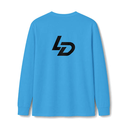 La Discipline Long Sleeve Tee — Minimal Logo Athletic Shirt Printify