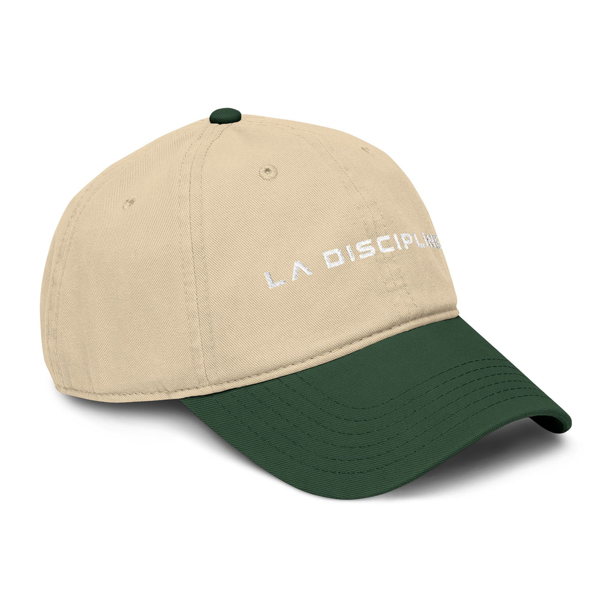 La Discipline Embroidered Baseball Cap — Washed Cotton Dad Hat Printify