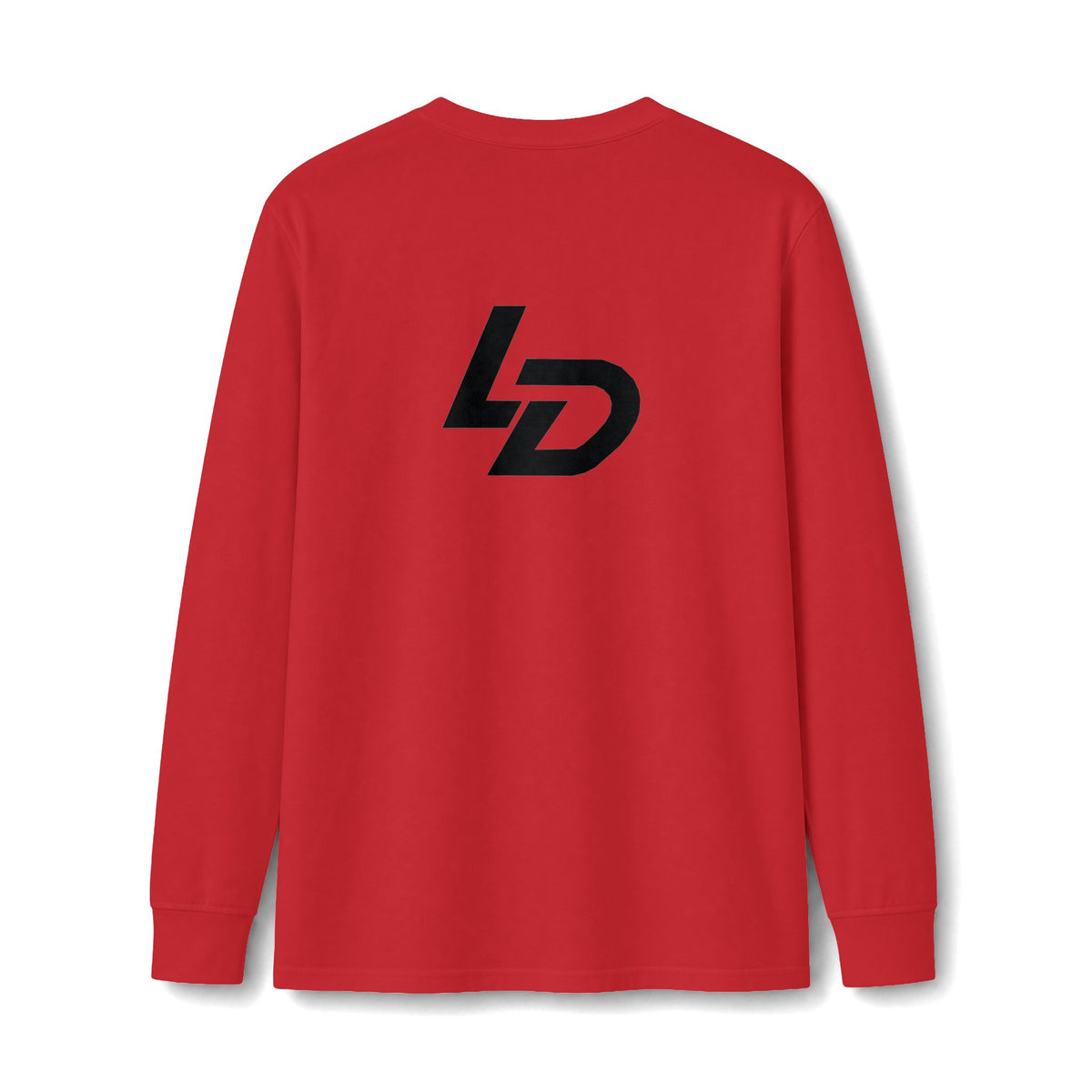 La Discipline Long Sleeve Tee — Minimal Logo Athletic Shirt Printify