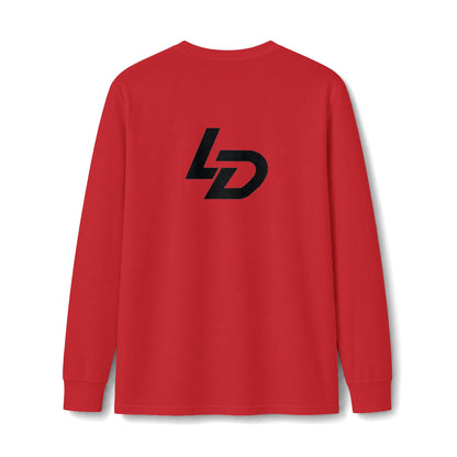 La Discipline Long Sleeve Tee — Minimal Logo Athletic Shirt Printify