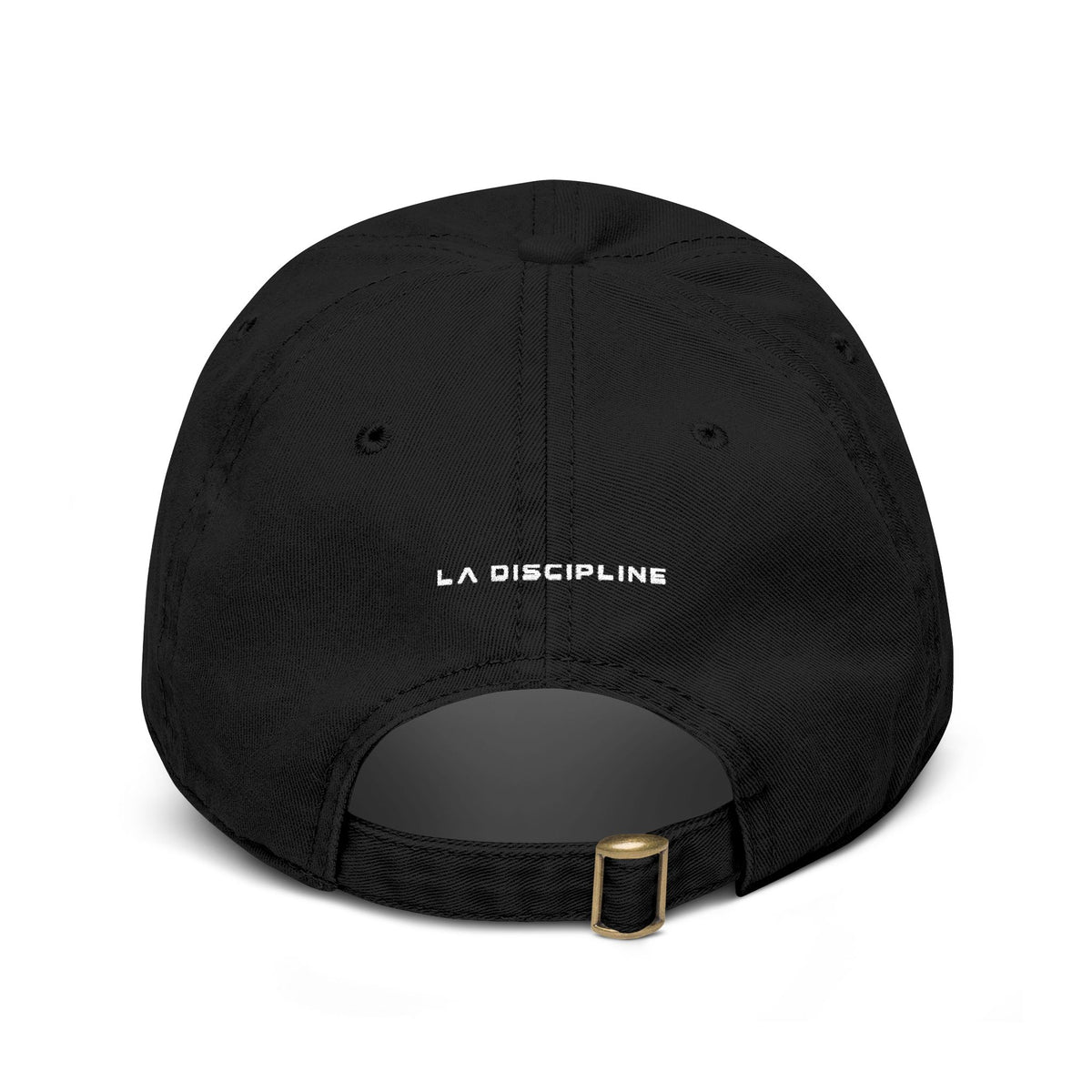La Discipline Washed Baseball Cap – Minimal LD Logo Embroidered Hat Printify