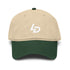 La Discipline Washed Baseball Cap – Minimal LD Logo Embroidered Hat Printify