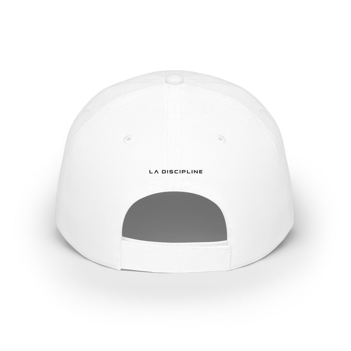 LD Logo Low-Profile Baseball Cap — Minimalist Red Hat with &