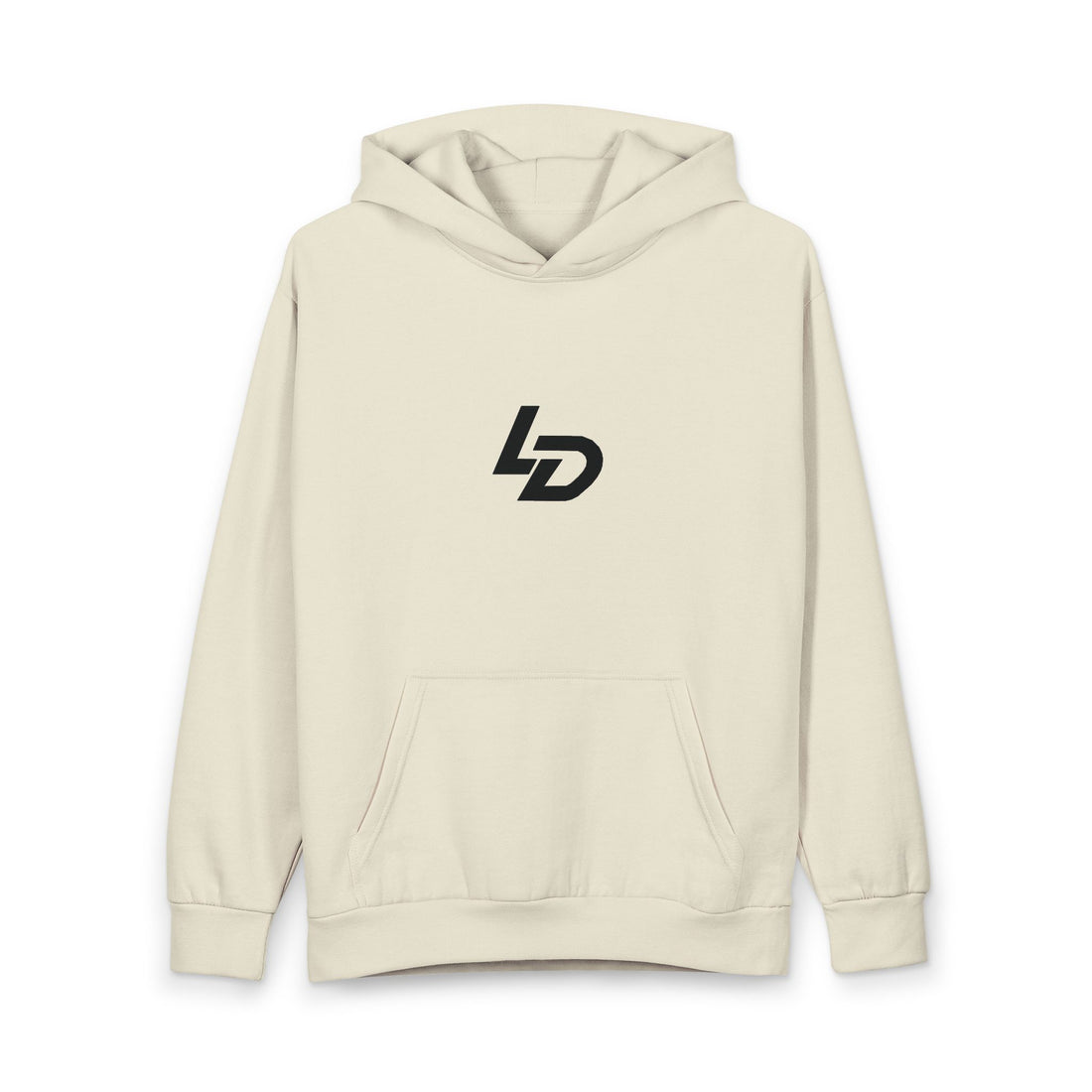 LA Discipline Logo Hoodie — Minimalist Athletic Pullover Printify