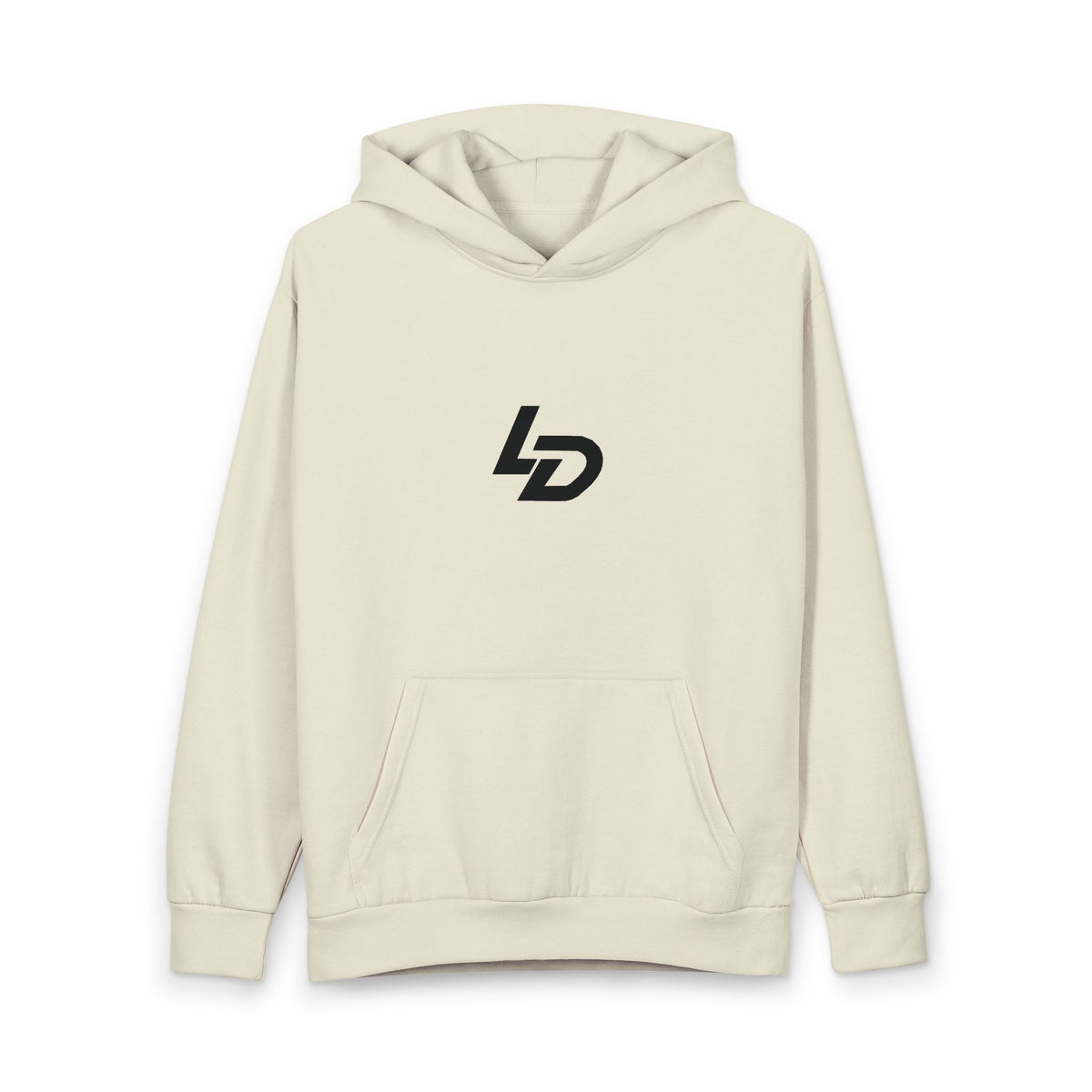 LA Discipline Logo Hoodie — Minimalist Athletic Pullover Printify