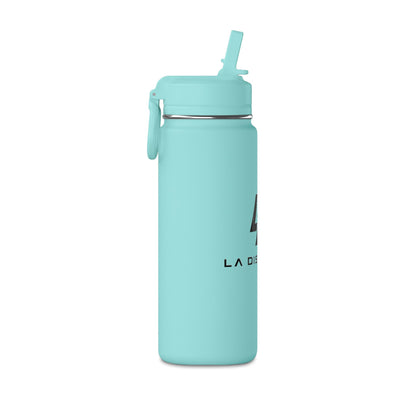 LA Discipline 20oz Mini Water Bottle – Sport Straw Insulated Hydration Bottle Printify