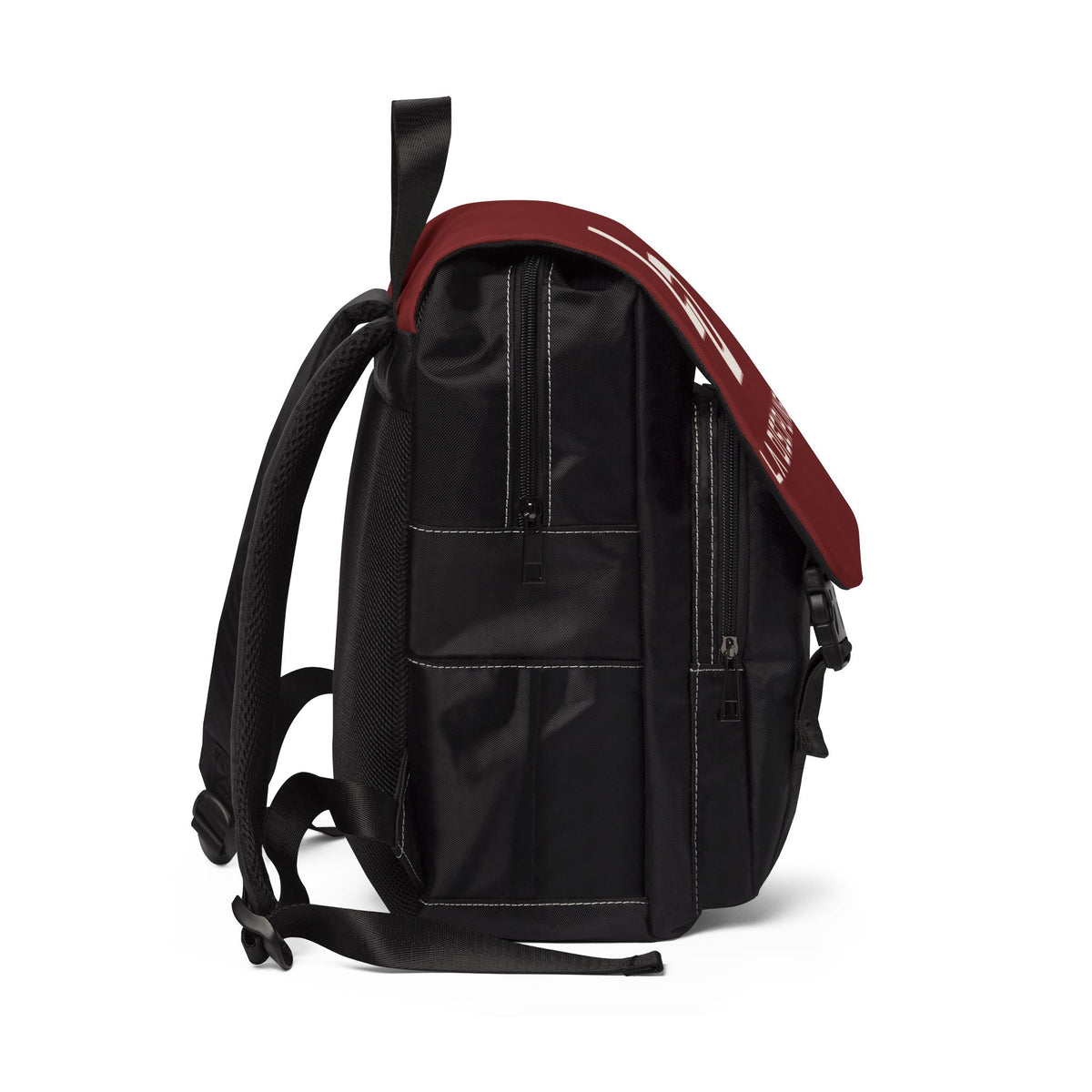 LD La Discipline Logo Backpack — Casual Shoulder Backpack for Students &amp; Commuters Printify