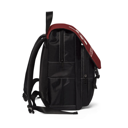 LD La Discipline Logo Backpack — Casual Shoulder Backpack for Students &amp; Commuters Printify