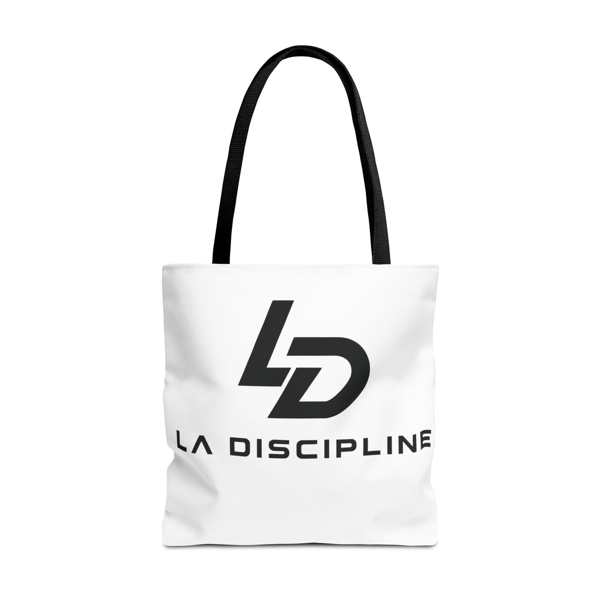 La Discipline Logo Tote Bag – Minimalist Gym &amp; Everyday Carry Printify