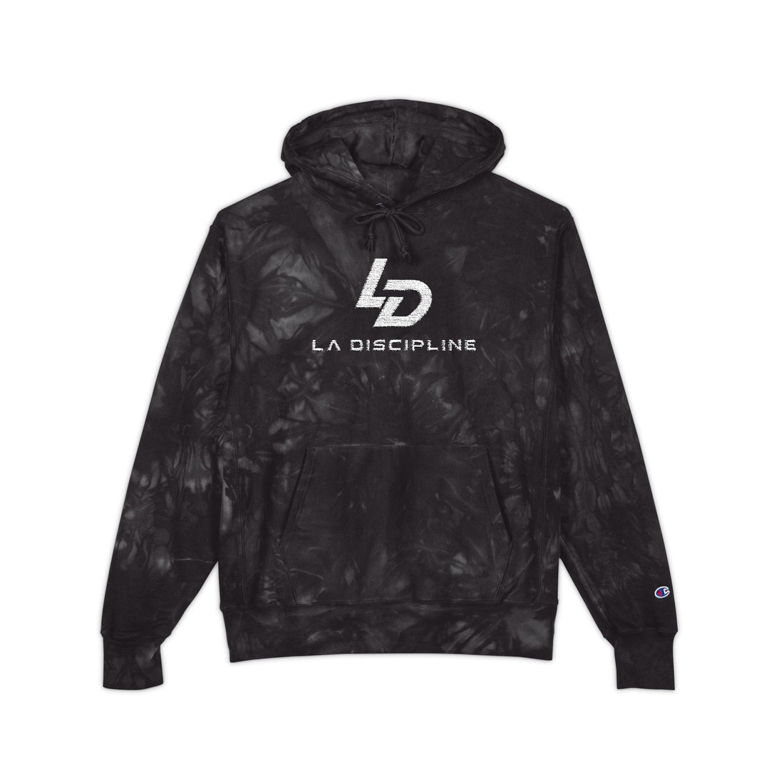 Unisex Champion Tie-Dye Hoodie (Embroidery) Printify