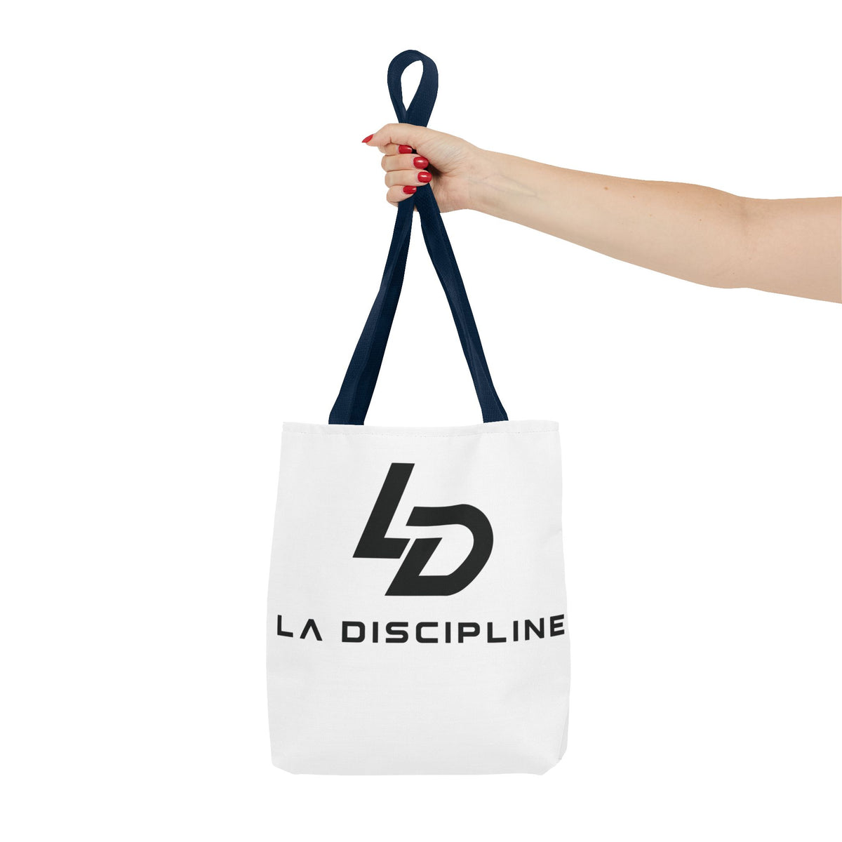 La Discipline Logo Tote Bag – Minimalist Gym &amp; Everyday Carry Printify