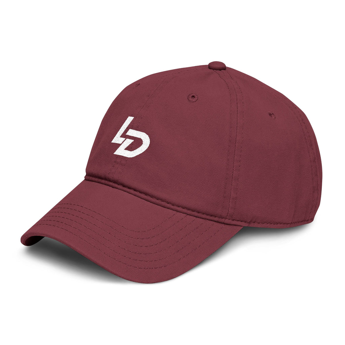 La Discipline Washed Baseball Cap – Minimal LD Logo Embroidered Hat