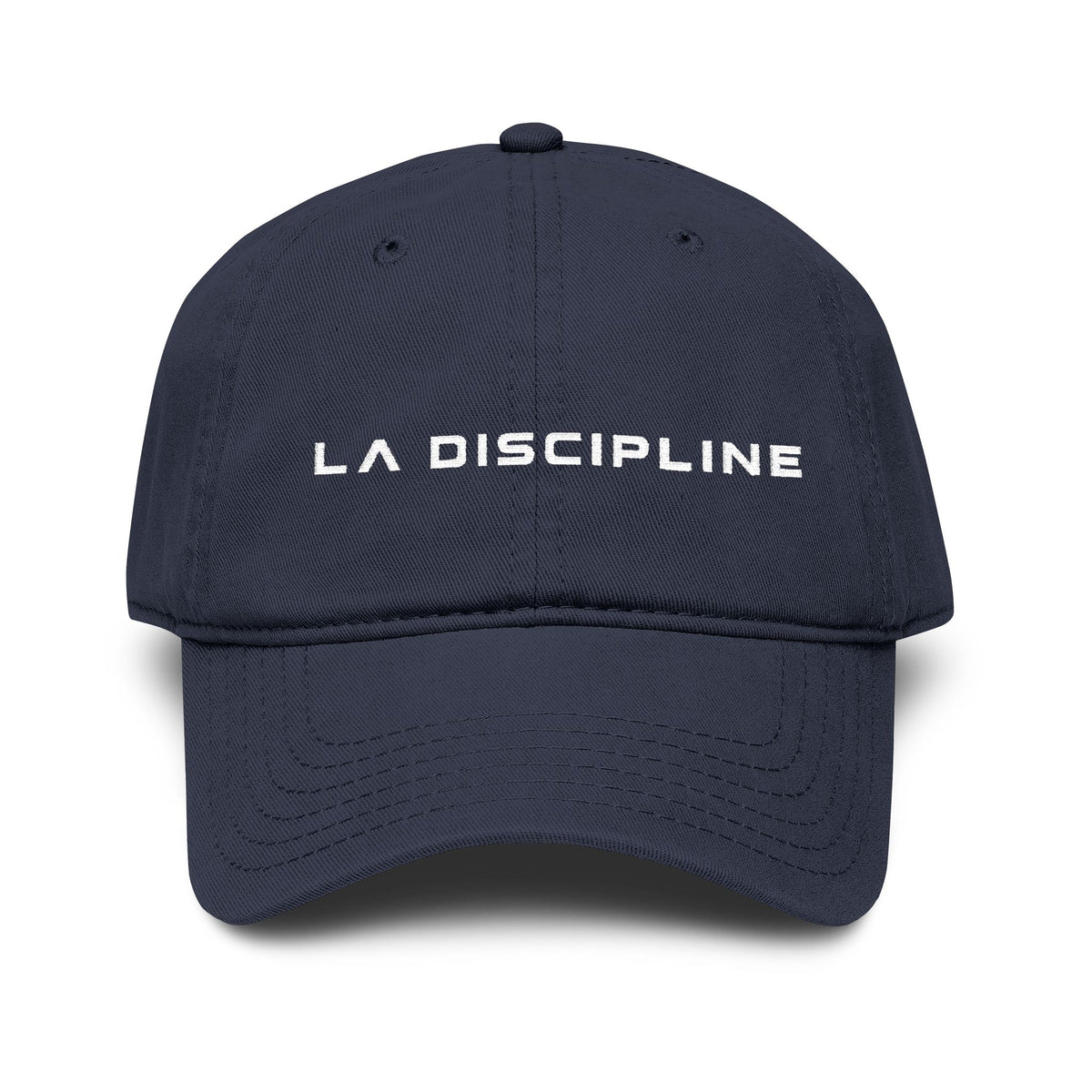 La Discipline Embroidered Baseball Cap — Washed Cotton Dad Hat Printify