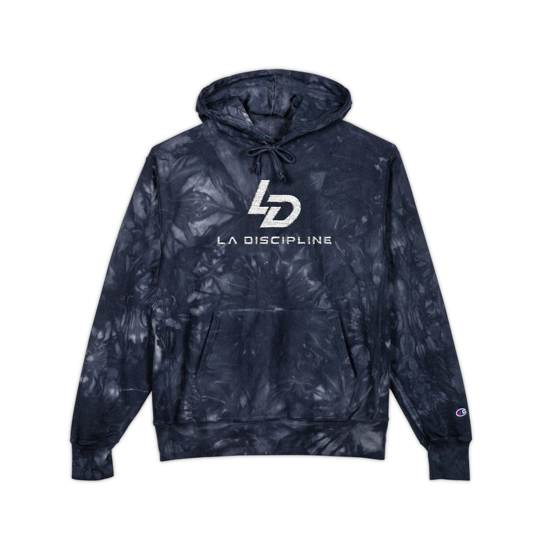 Unisex Champion Tie-Dye Hoodie (Embroidery) Printify