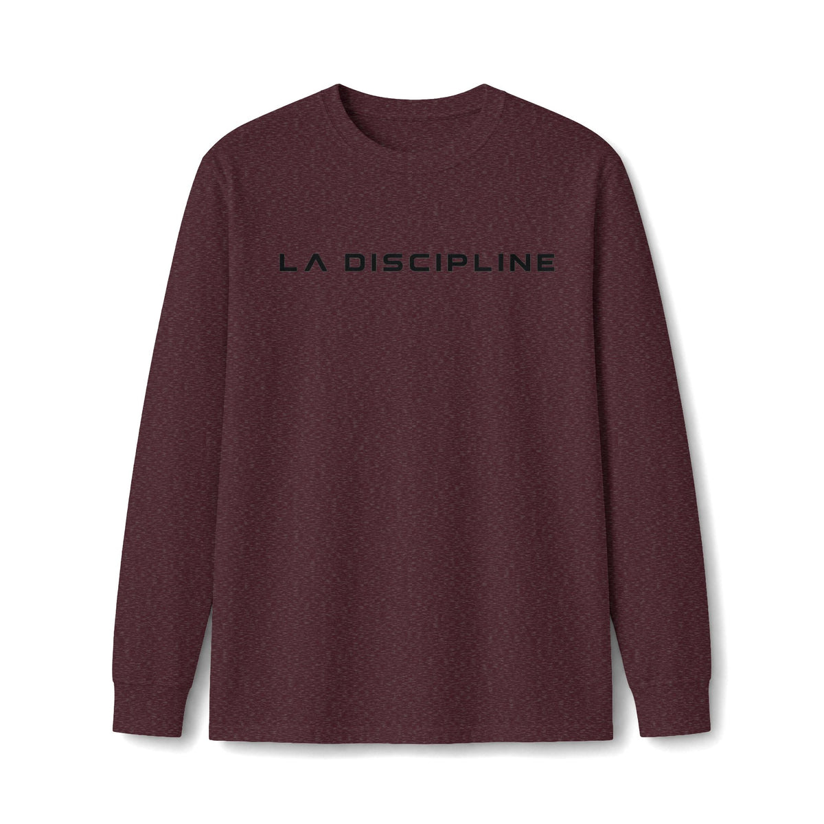 La Discipline Long Sleeve Tee — Minimal Logo Athletic Shirt Printify