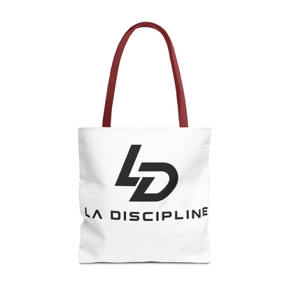 La Discipline Logo Tote Bag – Minimalist Gym &amp; Everyday Carry Printify