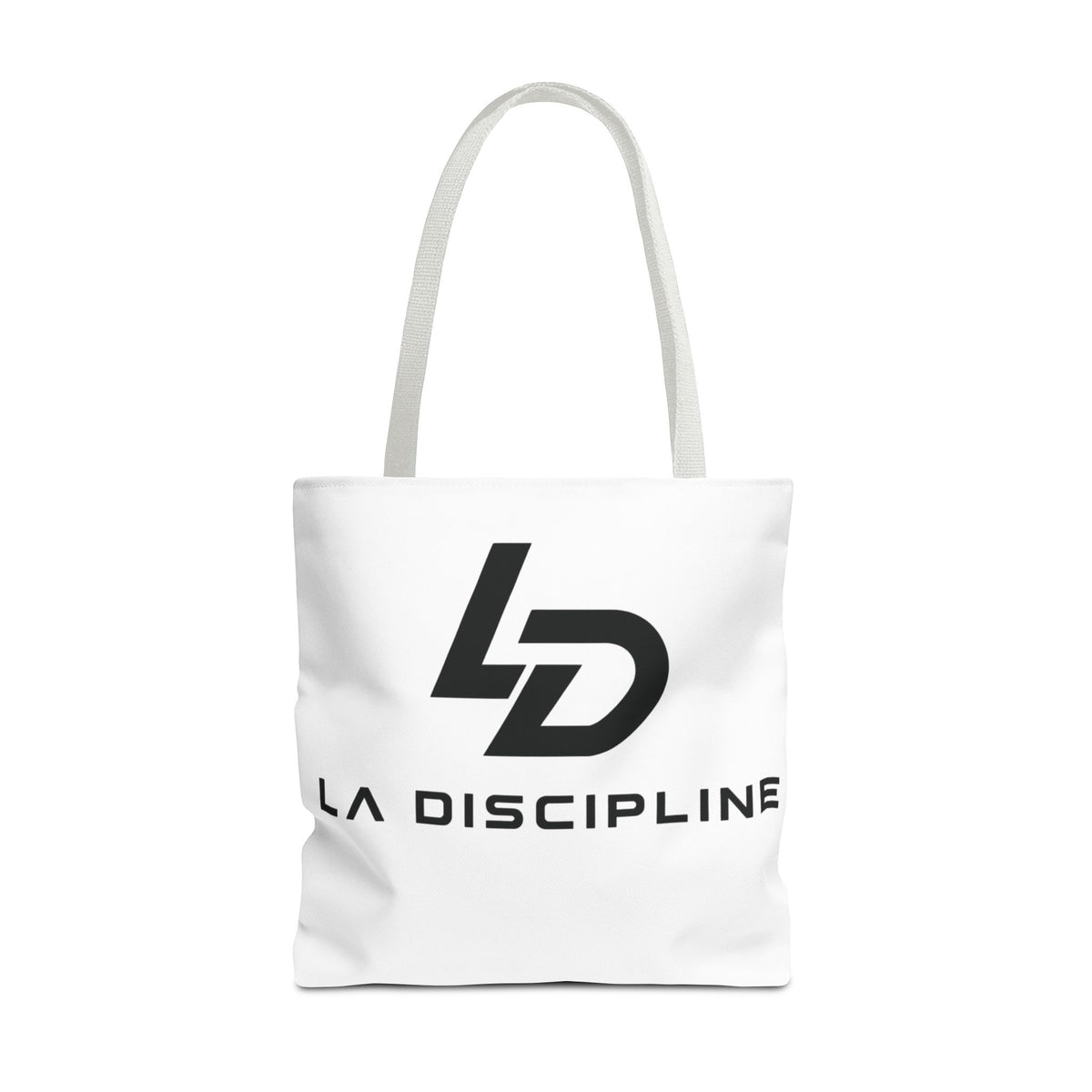 La Discipline Logo Tote Bag – Minimalist Gym &amp; Everyday Carry Printify