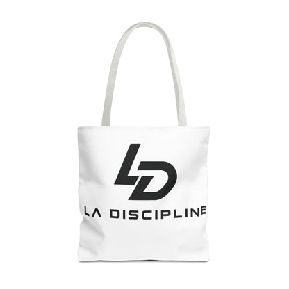 La Discipline Logo Tote Bag – Minimalist Gym &amp; Everyday Carry Printify