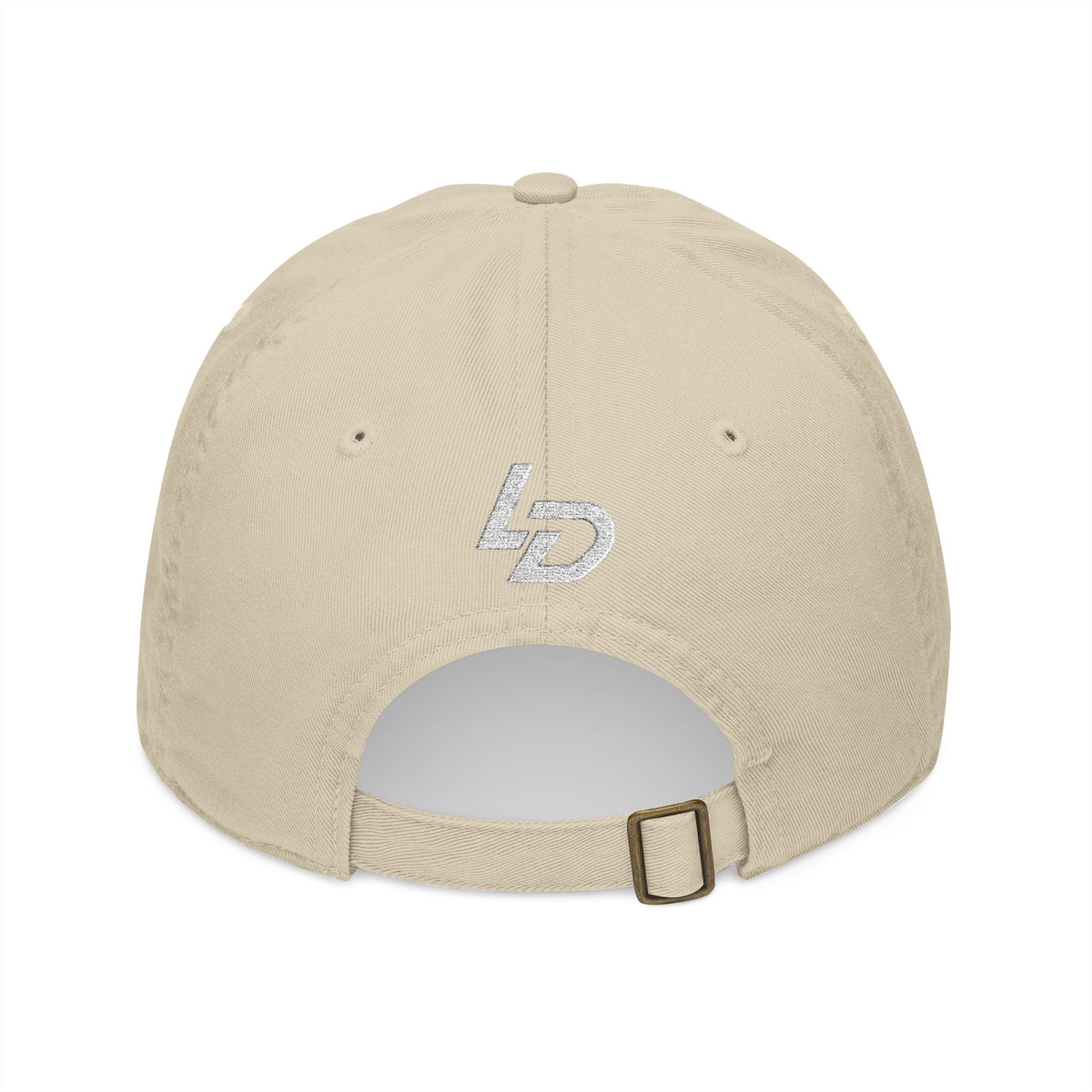 LA Dreamer Embroidered Baseball Cap – Organic Cotton, Minimal Logo Printify