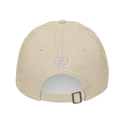LA Dreamer Embroidered Baseball Cap – Organic Cotton, Minimal Logo Printify