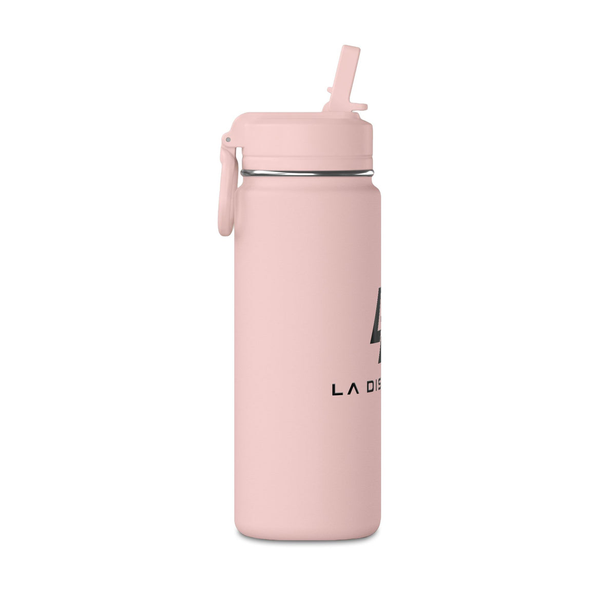 LA Discipline 20oz Mini Water Bottle – Sport Straw Insulated Hydration Bottle Printify