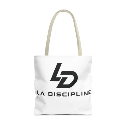 La Discipline Logo Tote Bag – Minimalist Gym &amp; Everyday Carry Printify