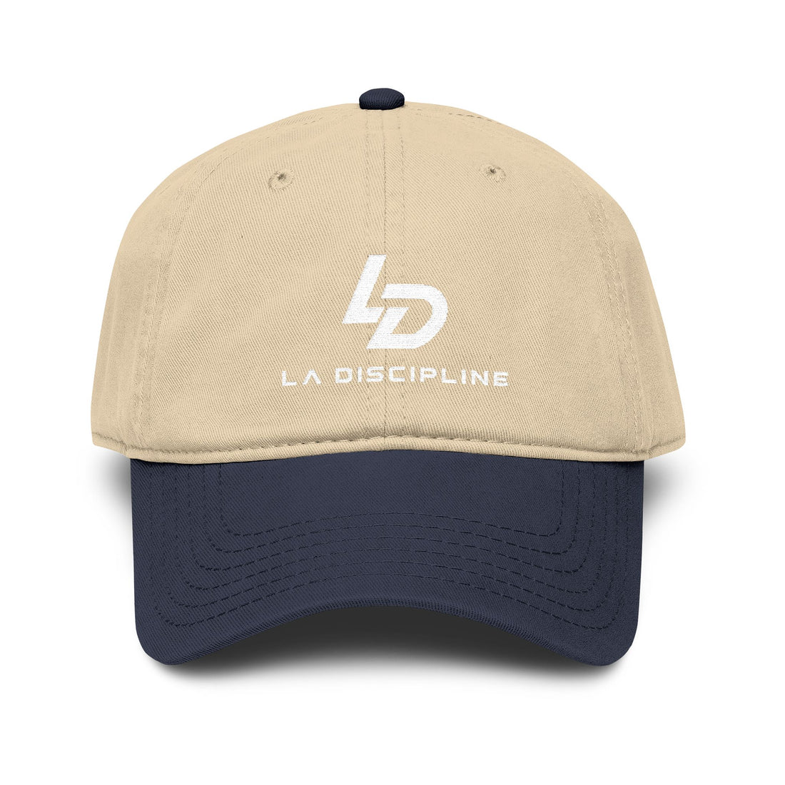 LA Discipline Embroidered Baseball Cap — Washed Cotton Dad Hat Printify