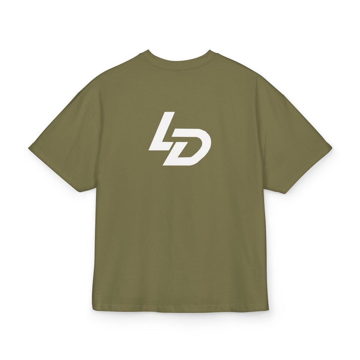 La Discipline Box Tee — Minimalist LD Logo Graphic T-Shirt Printify