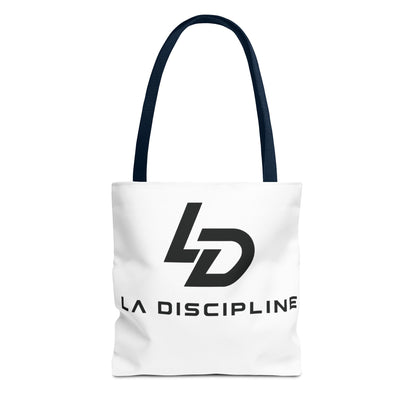 La Discipline Logo Tote Bag – Minimalist Gym &amp; Everyday Carry Printify