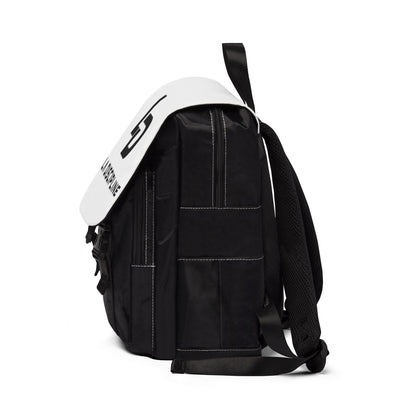 La Discipline Logo Shoulder Backpack - Casual Canvas Daypack Printify