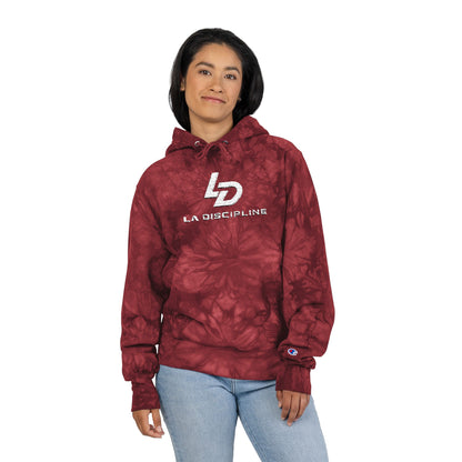 Unisex Champion Tie-Dye Hoodie (Embroidery) Printify