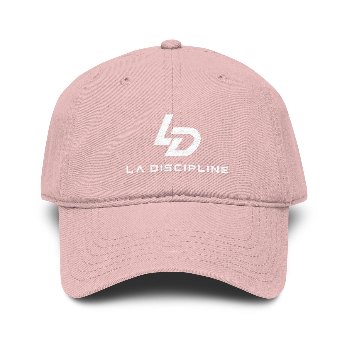 LA Discipline Embroidered Baseball Cap — Washed Cotton Dad Hat Printify