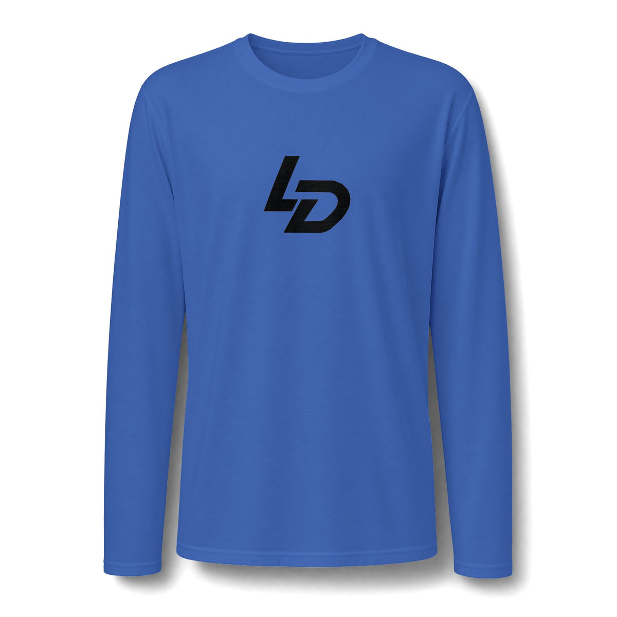 La Discipline Long Sleeve Tee — Minimal LD Logo Performance Shirt Printify