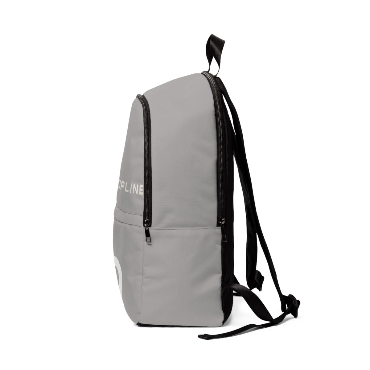 La Discipline Grey Backpack — LD Logo Everyday Backpack Printify