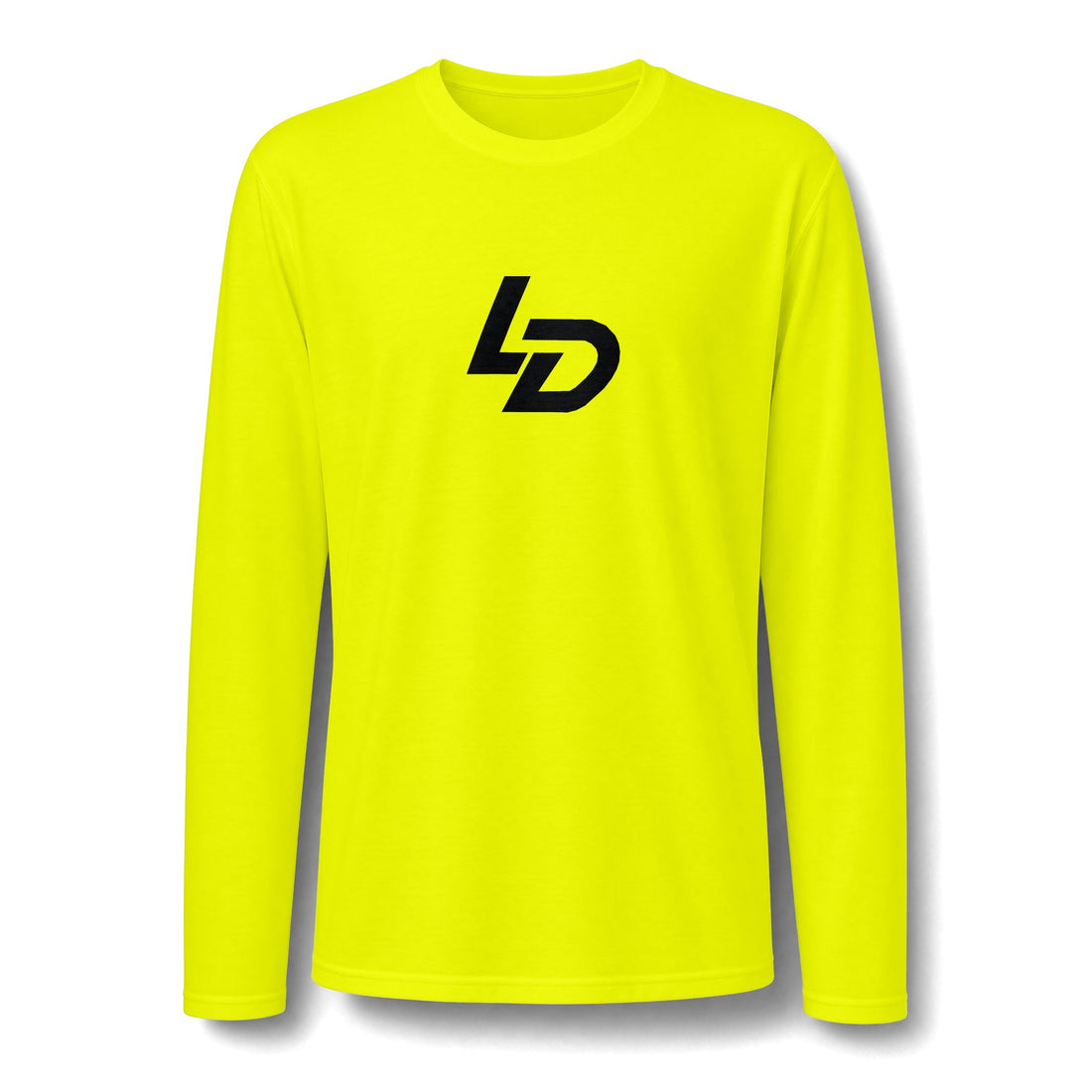 La Discipline Long Sleeve Tee — Minimal LD Logo Performance Shirt Printify